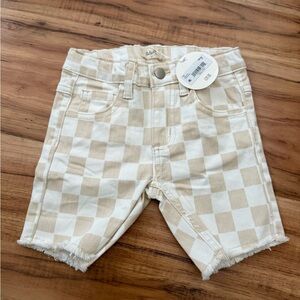 Tullabee checkered 3t toddler boy shorts